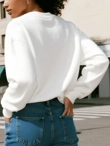 1 Pc Customized Women's Hoodie, Customize Text And Images, Upload A Photo With Mom, The Best Mother's Day Gift