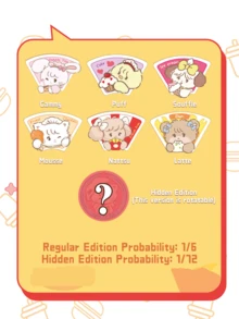 MIKKO Afternoon Tea Series 3D Shaped Fridge Magnet Surprise Box, 6 Regular + 1 Hidden Edition, Shipped Randomly, Adorable Collectible Kitchen Decoration With Magnetic Attachment Capability, Perfect For Home Decor Enthusiasts And Collectors Seeking Unique, Eye-Catching, And Functional Home Accessories - Multicolor - View 4