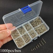 1000pcs/ Box M2 Screws Sets Stainless Steel Self Tapping Screw Assortment Kit Wood Nail - Silver - View 11