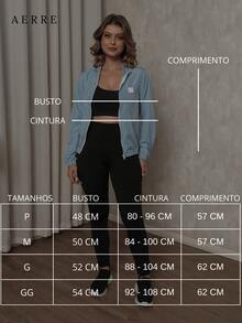 Women's Microfiber Cropped Jacket, Water Resistant And UV Protection - Versatility, Comfort, Style - Baby Blue - View 2