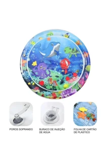 Inflatable Baby Water Mat - Children's Activity Center. - Ngẫu nhiên - Xem 9