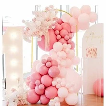 3 Pack Metal Arch Backdrop Stand(7.2FT/6.6FT/6FT), Decorative Balloon Arch Stand, Easy Assembly Gold Wedding Arch, Stable Backdrop Arch Stand For Wedding Ceremony, Birthday Party, Baby Shower - 金色 - 查看 5