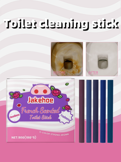 jakehoe Toilet Cleaning Stick, Removes Odor, Stains, And Urine Residue, Leaves A Fresh Scent
