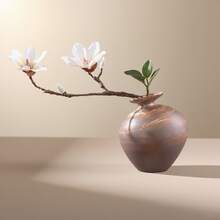 3支/5支/10支仿真玉兰花，仿真梅花花束，白色梅花，冬季甜美仿真花，适用于家居、婚礼、厨房、办公室、DIY、花瓶、餐桌装饰、情人节、礼品 - 彩色 - 查看 8