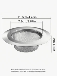 4 件/2 件/不锈钢浴缸过滤器、浴室水槽过滤器、淋浴排水毛发收集器、洗衣排水过滤器、浴室用品、父亲节、母亲节、圣诞节、感恩节、万圣节、情人节礼物 - 銀色 - 查看 6