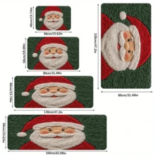 1 tấm thảm nhà tắm chống trượt hình ông già Noel - Chất liệu polyester mềm mại, có thể giặt máy, bề mặt mịn màng, trang trí ngày lễ, thích hợp cho nhà bếp và lối vào - Quà tặng ngày lễ, đế chống trượt, thảm chùi chân dễ thương, thảm trải sàn nhà bếp Giáng sinh. - Nhiều màu - Xem 5