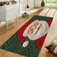 1 tấm thảm nhà tắm chống trượt hình ông già Noel - Chất liệu polyester mềm mại, có thể giặt máy, bề mặt mịn màng, trang trí ngày lễ, thích hợp cho nhà bếp và lối vào - Quà tặng ngày lễ, đế chống trượt, thảm chùi chân dễ thương, thảm trải sàn nhà bếp Giáng sinh. - Nhiều màu - Xem 14