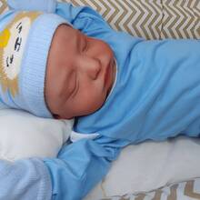 Bebê Boneca Reborn Siliconada Realista Pode dar Banho Em Promoção