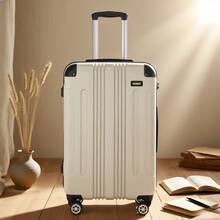 Panda Design  Luggage- 24  ABS Hard Shell Suitcase With Combination Lock (Beige) - 24 Inch - View 1