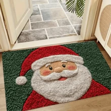 1 tấm thảm nhà tắm chống trượt hình ông già Noel - Chất liệu polyester mềm mại, có thể giặt máy, bề mặt mịn màng, trang trí ngày lễ, thích hợp cho nhà bếp và lối vào - Quà tặng ngày lễ, đế chống trượt, thảm chùi chân dễ thương, thảm trải sàn nhà bếp Giáng sinh. - Nhiều màu - Xem 8