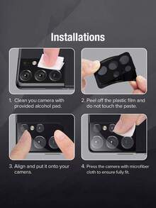 2 件相机镜头保护膜适用于三星 Galaxy A14/A15/A16/A24/A25/A26/A34/A35/A36/A54/A55 5G/A56/S23 FE/S22/S23/S24 FE/S25 Plus Ultra - 2pcs - 查看 7