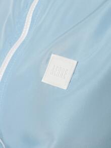 Women's Microfiber Cropped Jacket, Water Resistant And UV Protection - Versatility, Comfort, Style - Baby Blue - View 8