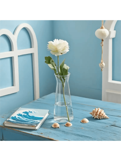 1/5/8/ Moderne Minimalist Plastic Flower Vase, Thick Transparent Bloemen Container, No Power Or Battery Needed, Home Pot, Ideal Tabletop, Wedding, Dining Table, ation Room Glass Vase view 9