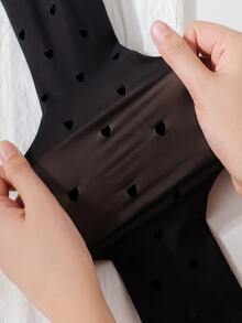 1 Stück 80g/220g/300g Damen sexy transparente schwarze Strumpfhose, Herbst/Winter Fleece Strumpfhose für Business & sexy Look, Leggings in Große Größen, Fleece-gefütterte Strumpfhose, warme Unterziehhose, E-Girl