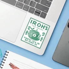 Adesivo com design de casa de chá de dragão jasmim, 2 peças, presente Atla, adesivo de dragão jasmim, melhor presente para ela | Adesivo de A Lenda de Aang | Adesivos para laptop | Adesivos para garrafa de água