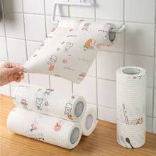 Sheets Disposable Kitchen Cleaning Cloth,Reusable Kitchen Towels - Durable, Non-Stick And Easy To Clean For All Household Needs, Easy-To-Tear, Dual-Purpose Towel For Wet And Dry Cleaning, Non-Woven Oil-Absorbing And Decontamination Cloth, Drying Cloth, Suitable For Household Cleaning And Dishwashing, Cleaning Supplies, Back-To-School Supplies Random Style Color Pattern, Home Cleaning, Kitchen Cleaning, Party Cleaning