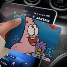 SPONGEBOB Spongebob SquarePants Driver's License Protective Case, Two-In-One Vehicle Registration Certificate, Motor Vehicle Driver's License Book Leather Case,Multi-Card Slot Card Holder, Document Bag