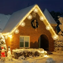 YEYAYU 1 套，2/4 件太阳能户外仙女灯，240/480 LED 烟花仙女灯串，适用于庭院、雨伞、屋檐、花园、树木、帐篷、户外照明、圣诞装饰