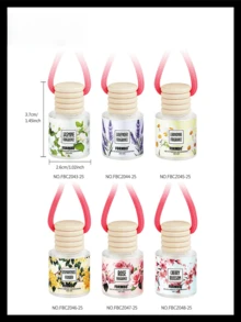 High-End Car Fragrance Pendant, Essential Oil Aromatherapy, Long-Lasting Scent, Indoor Decor, Bathroom Incense, Air Freshener