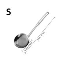 304 Stainless Steel Foam Skimmer, Multifunctional Kitchen Tool, Fry Oil Filter, Juice Strainer, Fine Mesh Strainer - Silver - View 8