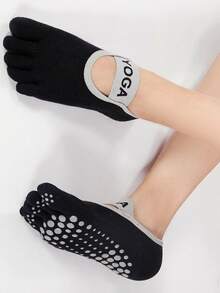 Pilates/Yoga Professional Five-Toe Socks For Women, Non-Slip Suitable For Pilates, Matrix Jumping, Fitness, Summer