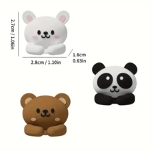 1/2/3pcs Cartoon Animal Shaped Cable Organizer, Phone Charging & Data Cable Holder, Office/Bedside Wall Cable Clips - Multicolor - View 7