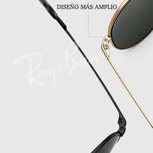 Anteojos de sol Ray-Ban Aviator Classic talle Standard armazón polished black y lente green - Verde - Ver 4