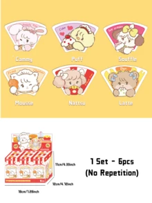 MIKKO Afternoon Tea Series 3D Shaped Fridge Magnet Surprise Box, 6 Regular + 1 Hidden Edition, Shipped Randomly, Adorable Collectible Kitchen Decoration With Magnetic Attachment Capability, Perfect For Home Decor Enthusiasts And Collectors Seeking Unique, Eye-Catching, And Functional Home Accessories - Multicolor - View 13