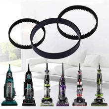 6PCS Replacement Vacuum Belt Set For Bissel-L ProHeat 2X Revolution Pet Pro Cleaner Models 1986,1964,2007,2007P - Black - View 6
