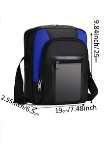 One Piece, Customized Multi-Functional Shoulder Bag, Simple Business Handbag, Large-Capacity Square-Shaped Bag Strap, Vacation School, Summer Continues, Black Nylon Business Casual Personalized Gift, Dad And Husband Backpack, Leather Bag, Homeless Person Bag, Gift Bag, Camping Hanging Bag