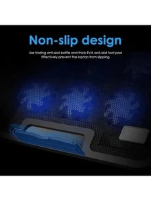 Gaming Laptop Cooling Pad With 6 Cooling Fans, USB Port, Adjustable Height Laptop Cooling Bracket, Suitable For 12-17 Inch Laptops - 所有 - 查看 4
