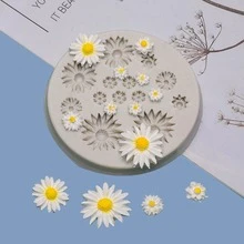 1pc Daisy Silicone Mold, Candle Mold, Soap Mold, Resin Molds, DIY Soft Pottery Clay Drop Glue Decorative Mold, Hand Decorative Art Tools, Jewelry Making, DIY Crafts, Home Decor