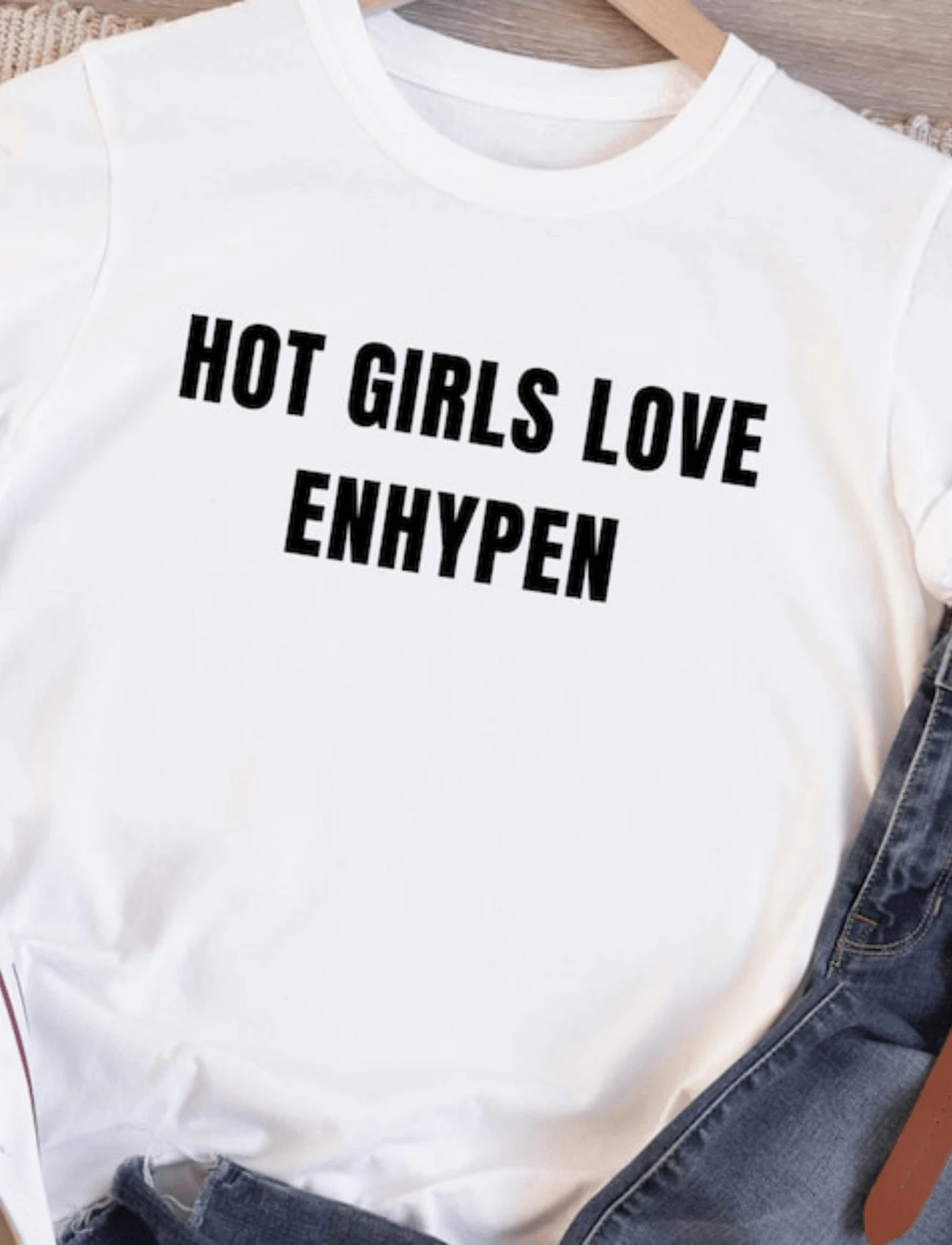 K-Pop Theme Hot Girls Love Text Print Crew Neck T-Shirt Sweatshirt Casual Wear Tops Plus Size Clothes Design Details Short Sleeve Y2k Garment Style Suitable For All Seasons Machine Wash For Business Casual And Daily Outings - 白色 - 查看 1