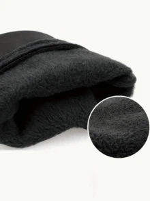 1只男女通用冬季保暖手套，中性手套，自行车手套，加厚手套，触屏手套，雪地手套，滑雪手套，秋季配饰 - A - 查看 8