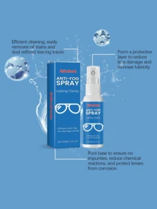 Eyeglasses Anti-Fog Cleaning Spray, Anti-Fog, Clear Vision Cleaning, Lens Care Spray, Suitable For Glasses, Lenses, Swimming Goggles, Diving Masks, Ski Goggles, Etc., Portable Eyeglasses Cleaning Tool - Multicolor - View 8