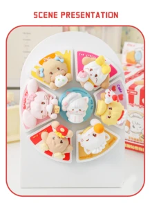 MIKKO Afternoon Tea Series 3D Shaped Fridge Magnet Surprise Box, 6 Regular + 1 Hidden Edition, Shipped Randomly, Adorable Collectible Kitchen Decoration With Magnetic Attachment Capability, Perfect For Home Decor Enthusiasts And Collectors Seeking Unique, Eye-Catching, And Functional Home Accessories - Multicolor - View 5