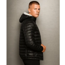 Bobojaco Men's Puffer Winter Cold Outlet - màu đen - Xem 2