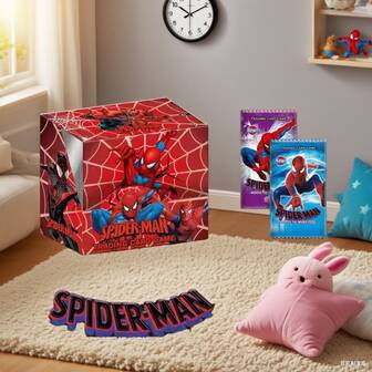 Marvel 36 张装漫威蜘蛛侠集换式卡牌 - 稀有且鲜活的收藏套装，适合粉丝和收藏家，卡片纸，蜘蛛侠设计