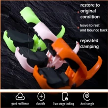 4 Pcs Multifunctional Rod Holder, Portable Beach Fishing Pole Holder For Ground, Takedown Shore Fish Rod Fixed Ball, Auto Fixed Fish Poles Holders, Fixed Clamp Fishing Accessories For Various Rod Sizes