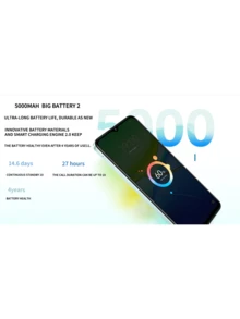 vivo Y36C 智能手机 6.56 英寸高清+显示屏 5000mAh 电池 8GB RAM 256GB ROM Android 13 50MP AI 三摄像头双 SIM 卡 4G LTE 手机快速充电面部解锁指纹传感器。 - 黑色 - 查看 10