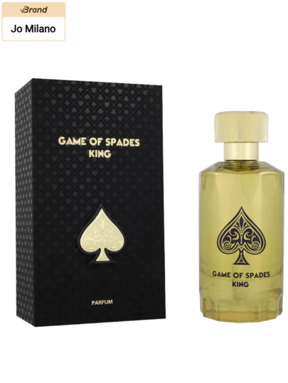 Jo Milano Game Of Spades King Parfum Spray 3.4 Oz – Unisex Arabian Perfume | Orange, Bergamot & Vanilla, Long Lasting Woody Amber Musk Fragrance For Men & Women