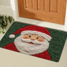 1 tấm thảm nhà tắm chống trượt hình ông già Noel - Chất liệu polyester mềm mại, có thể giặt máy, bề mặt mịn màng, trang trí ngày lễ, thích hợp cho nhà bếp và lối vào - Quà tặng ngày lễ, đế chống trượt, thảm chùi chân dễ thương, thảm trải sàn nhà bếp Giáng sinh. - Nhiều màu - Xem 13