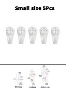 5/10Pcs Invisible Traceless Nail Hook, Wall Mounted Single Nail Hook, Wall Hanging Painting Hook, No-Drill Strong Load-Bearing Invisible Hook, Hanging Photo Picture Frame, Wedding Photo Hook