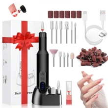 NEUZOJIT Professional Electric Nail Drill Machine Cordless Rechargeable With UV Light 3 Speed Gears For Acrylic Gel Nails Thick Toenails Home Salon Beginner Kit - Dụng cụ làm móng - Xem 12