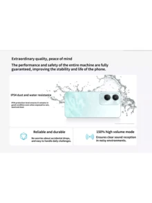 vivo Y36C 智能手机 6.56 英寸高清+显示屏 5000mAh 电池 8GB RAM 256GB ROM Android 13 50MP AI 三摄像头双 SIM 卡 4G LTE 手机快速充电面部解锁指纹传感器。 - 黑色 - 查看 6