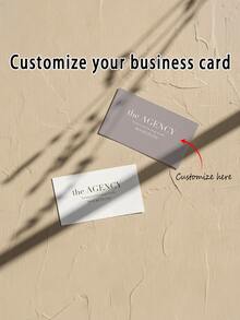 [Personalizado] 200 piezas, Tarjeta de Acción de Gracias personalizada de 9*5,4 cm, Personalización de foto, Tarjeta de visita personalizada, Tarjeta pequeña personalizada, Tarjeta de visita de escritorio, Tarjeta de agradecimiento, Tarjeta de invitación, Tarjeta de visita, Superficie impermeable, Regalo de vacaciones de Navidad y Halloween