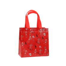 25 个圣诞礼品袋，另类圣诞元素带手柄无纺布礼品袋 - 节日骷髅设计，涤纶，适合生日、周年纪念日和节日礼物交换，圣诞礼品袋 - 彩色 - 查看 7