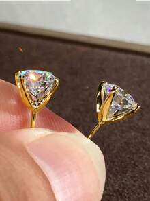 2pcs Elegant Luxury Fashion Earrings Suitable For Women's Daily Wear, Wedding, Vacation