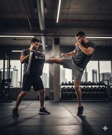 MUUK FITNESS 1 pieza Domi de Box Grande de Lona Ahulada – Maniquí de Entrenamiento Realista para Boxeo, MMA, Muay Thai, Taekwondo y Artes Marciales - Negro - Ver 1