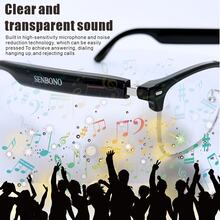 Kính thông minh đa chức năng SENBONO, tích hợp loa, âm thanh nổi 360 độ, hỗ trợ gọi điện không dây, nghe nhạc, trợ lý giọng nói, điều khiển ảnh, phù hợp với nhiều hình dạng khuôn mặt, thiết kế siêu nhẹ, kết nối chỉ trong một giây, dễ sử dụng, món quà lý tưởng. - màu đen - Xem 2